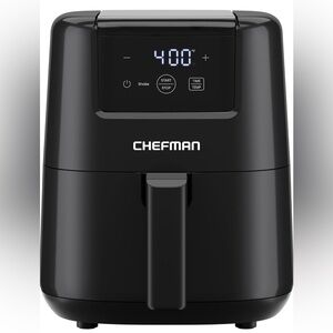 CHEFMAN TurboFry Touch 2 Qt Mini Air Fryer Digital Timer Nonstick Basket Easy